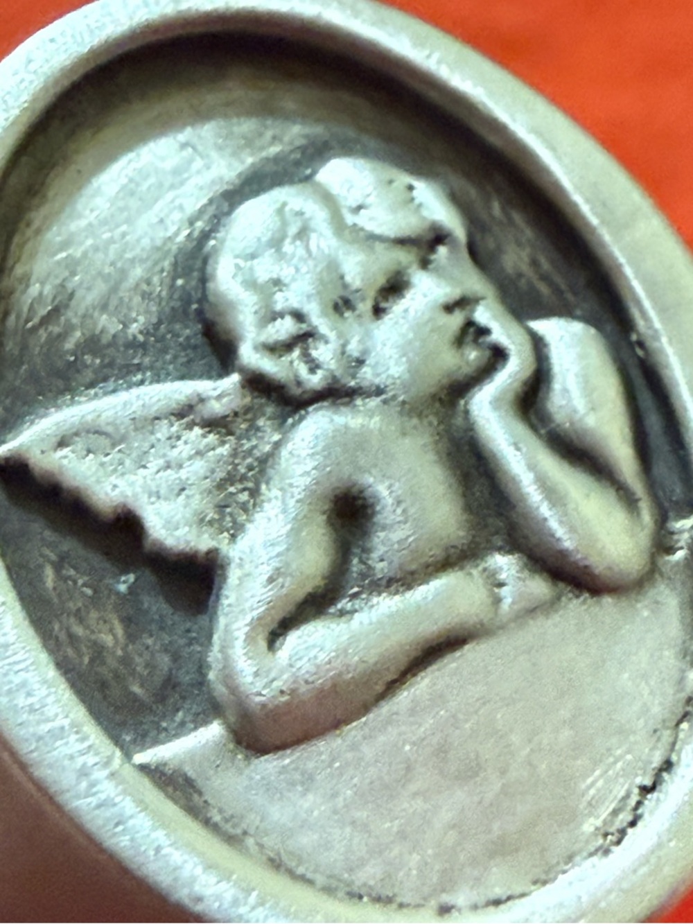 WOW POSHMARK Authentic NWOT Me&Ro Sterling Silver Angel Ring & pouch